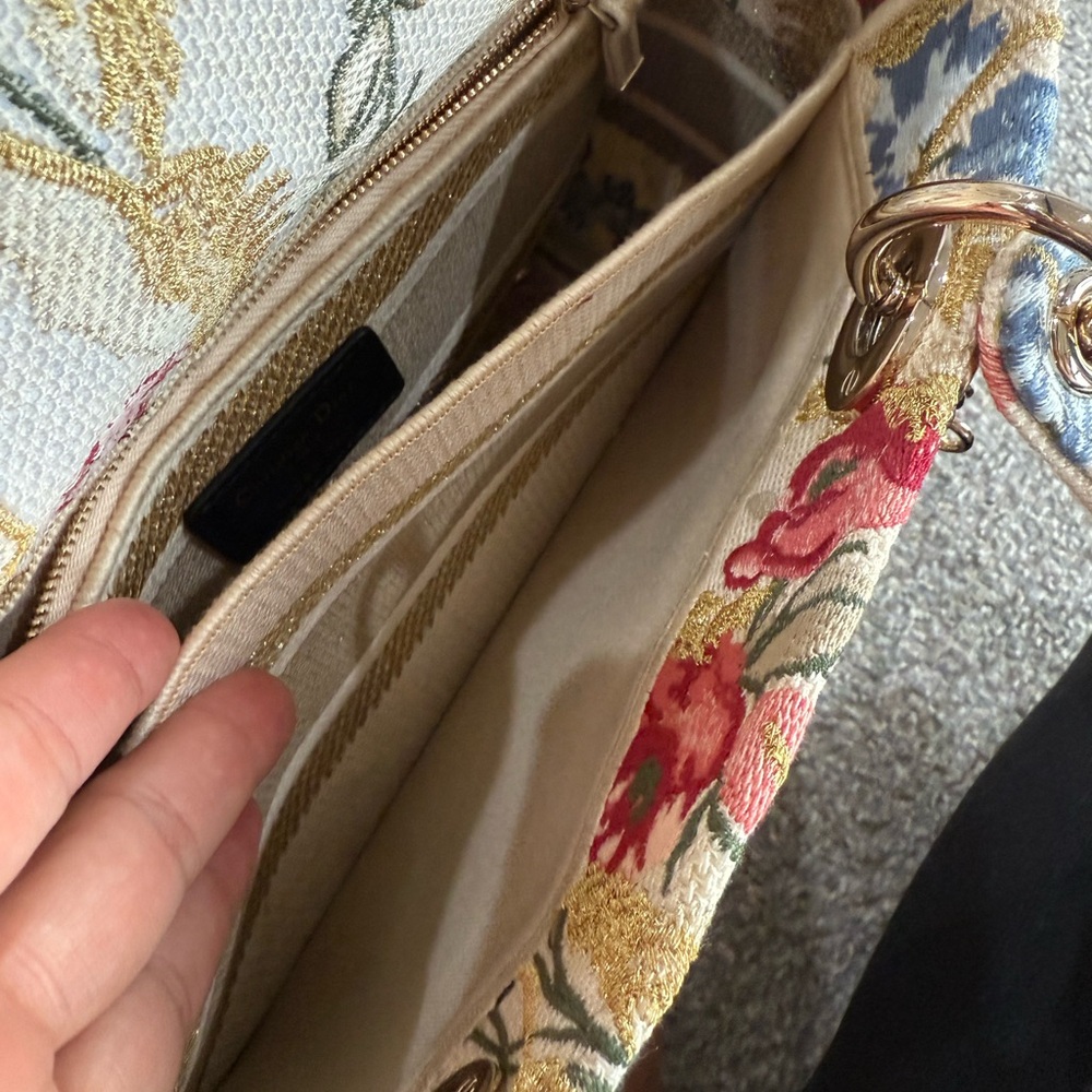 Dior Mini Floral Canvas Bag - Picture 9 of 15
